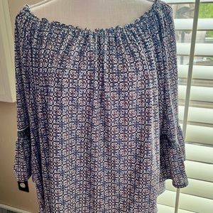 Max Studio multi colored top.